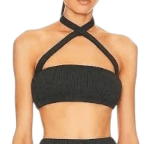 WeWoreWhat Charcoal Knit Top - Picture 2 of 11